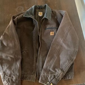 Carhartt lined chore coat. Tall/ large. Brown